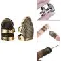 4 Pieces Sewing Thimble, Metal Copper Sewing Thimble Finger Protector Adjustable Finger Shield Ring Fingertip Thimble Sewing Quilting Craft Accessories DIY Sewing Tools(2 Small + 2 Medium) 4 Pieces Sewing Thimble, Metal Copper Sewing Thimble Finger Protector Adjustable Finger Shield Ring Fingertip Thimble Sewing Quilting Craft Accessories DIY Sewing Tools(2 Small + 2 Medium)