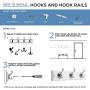 Franklin Brass FBSCRH5-TDG-C Double Scroll Hook Assembly, 5-Pack, Gunmetal, 5 Count