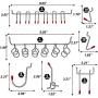 114 pcs Pegboard Hooks Assortment with Metal Hooks Sets, Pegboard Bins, Peg Locks for Organizing Storage System Tools 114 pcs Pegboard Hooks Assortment with Metal Hooks Sets, Pegboard Bins, Peg Locks for Organizing Storage System Tools