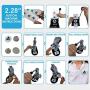 Metal PIN Back Button Parts {500pcs} - Additional Extra Button Maker Badge Making Machine Pieces - 58MM 2 ¼ INCH 2.28 INCH | 500 Metal Badge Button Shell & Pin Back