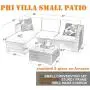 PHI VILLA Outdoor Sectional Rattan Sofa - Wicker Patio Furniture Set (Beige) PHI VILLA Outdoor Sectional Rattan Sofa - Wicker Patio Furniture Set (Beige)