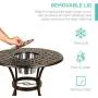 Best Choice Products Cast Aluminum Outdoor Patio Bistro Table Set for Backyard, Garden, Porch, Deck w/Attached Ice Bucket, 2 Chairs - Copper Best Choice Products Cast Aluminum Outdoor Patio Bistro Table Set for Backyard, Garden, Porch, Deck w/Attached Ice Bucket, 2 Chairs - Copper