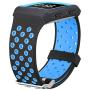 SKYLET Compatible with Fitbit Ionic Bands for Men with Case, Soft Replacement Sport Wristband Compatible with Fitbit Ionic Smart Watch with Metal Clasp Men Women Black (No Tracker)
