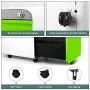 Dprodo 3 Drawers Mobile File Cabinet with Lock, Metal Filing Cabinet for Legal & Letter Size, Locking File Cabinet for Home & Office Full-Extension Drawers, Green Dprodo 3 Drawers Mobile File Cabinet with Lock, Metal Filing Cabinet for Legal & Letter Size, Locking File Cabinet for Home & Office Full-Extension Drawers, Green