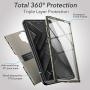 YOUMAKER Case for Samsung Galaxy Note 10 Plus, Built-in Screen Protector with Fingerprint ID Heavy Duty Full Body Shockproof Cover for Galaxy Note 10 Plus 6.8 Inch - Gun Metal/Black