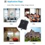 Cell Phone Signal Booster for Home and Office Use - Band 2/5 Cellular Repeater Kit Boosts Verizon, AT&T, T-Mobile GSM 3G Voice, Call and Text Up to 4,500 Sq Ft. Support Multi Devices. (850/1900MHz)