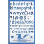 Aleks Melnyk #34 Metal Journal Stencils/Alphabet Letter Number, ABC/Stainless Steel Stencils Kit 3 PCS/Templates Tool for Painting, Wood Burning, Pyrography and Engraving/Scrapbooking/Crafting/DIY