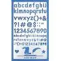 Aleks Melnyk #34 Metal Journal Stencils/Alphabet Letter Number, ABC/Stainless Steel Stencils Kit 3 PCS/Templates Tool for Painting, Wood Burning, Pyrography and Engraving/Scrapbooking/Crafting/DIY