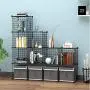 C&AHOME Wire Cube Storage Organizer, 12-Cube Metal Grid Storage, Storage Bins Shelving, Modular Bookshelf Shelves, DIY Closet Cabinet Ideal for Living Room,Office 36.6”L x 12.4”W x 48.4”H Black C&AHOME Wire Cube Storage Organizer, 12-Cube Metal Grid Storage, Storage Bins Shelving, Modular Bookshelf Shelves, DIY Closet Cabinet Ideal for Living Room,Office 36.6”L x 12.4”W x 48.4”H Black