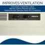 Broan-NuTone BUEZ130BT Non-Ducted Ductless Range Hood with Lights Exhaust Fan for Under Cabinet, 30-Inch, Biscuit