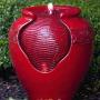 Peaktop Pot Fountains, 17'' Height, Red