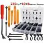 KCRTEK 255pcs Bumper Retainer Clips,Fasteners Push Retainer Kit Door Trim Panel Fender Clips Auto Push Pin Rivets Set Car Plastic Rivets with 12 Sizes for Toyota,GM,Ford,Honda,Acura,Chrysler KCRTEK 255pcs Bumper Retainer Clips,Fasteners Push Retainer Kit Door Trim Panel Fender Clips Auto Push Pin Rivets Set Car Plastic Rivets with 12 Sizes for Toyota,GM,Ford,Honda,Acura,Chrysler