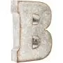 Galvanized Metal 3D Letter B Galvanized Metal 3D Letter B