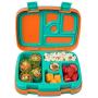 Bentgo Kids Brights – Leak-Proof, 5-Compartment Bento-Style Kids Lunch Box – Ideal Portion Sizes for Ages 3 to 7 – BPA-Free and Food-Safe Materials (Orange)