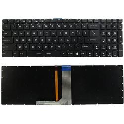 SUNMALL Laptop Replacement Keyboard with Backlight for MSI GE62 GS60 GS70 GS72 GE72 GT72 MS-1772 Series Part Number V143422AK1 19000184 US Layout