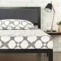Zinus Korey 14'' Steel Platform Bed Frame with Upholstered Headboard and Wood Slat Support, Queen Zinus Korey 14'' Steel Platform Bed Frame with Upholstered Headboard and Wood Slat Support, Queen