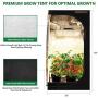 Spider Farmer Grow Tent Kit Complete SF-1000 Dimmable Full Spectrum LED Grow Light Samsung Diodes & MeanWell Driver 27” X 27” X 62”Growing Tent 4 Inch Fan Filter Combo Setup Package System Veg Flower Spider Farmer Grow Tent Kit Complete SF-1000 Dimmable Full Spectrum LED Grow Light Samsung Diodes & MeanWell Driver 27” X 27” X 62”Growing Tent 4 Inch Fan Filter Combo Setup Package System Veg Flower