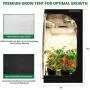 Spider Farmer Grow Tent Kit Complete SF-1000 Dimmable Full Spectrum LED Grow Light Samsung Diodes & MeanWell Driver 27” X 27” X 62”Growing Tent 4 Inch Fan Filter Combo Setup Package System Veg Flower