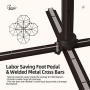 Wikiwiki Offset Cantilever Umbrella 10ft Patio Umbrella Outdoor Hanging Umbrellas - 360 Degree Rotation with Integrated Lifting System and Cross Base