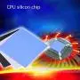 Zer one 100x100x2.0mm CPU Thermal Pad, Silicon Thermal Conductivity Sheet Insulation Paste Gap Filler Heatsink Cooling Pads(Blue)