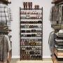 SONGMICS 12-Tier Shoe Rack, Set of 2 Stackable 6-Tier Shoe Organizers, 48-60 Pairs of Shoes, Large Capacity, Metal Mesh Shoe Shelf Storage, Adjustable Flat or Angled Shelves, Bronze ULMR12A SONGMICS 12-Tier Shoe Rack, Set of 2 Stackable 6-Tier Shoe Organizers, 48-60 Pairs of Shoes, Large Capacity, Metal Mesh Shoe Shelf Storage, Adjustable Flat or Angled Shelves, Bronze ULMR12A