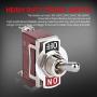 DaierTek Safety Cover Toggle Switch Guard Heavy Duty with Red Aircraft Covered AC/DC 20A SPST ON-Off 2Pin for Car Truck Auto