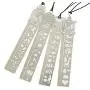 Petift Metal Bookmark Ruler Set of 4,Stainless Steel Hollow Cute Drawing Template Painting Stencil for Art Craft/DIY Photo Album/Notebook/Diary, Great Gift for Kids Students Writer and Reader Petift Metal Bookmark Ruler Set of 4,Stainless Steel Hollow Cute Drawing Template Painting Stencil for Art Craft/DIY Photo Album/Notebook/Diary, Great Gift for Kids Students Writer and Reader