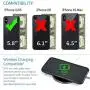 Dockem Wallet Case for iPhone X/XS: Built-in Metal Plate for Magnetic Mounting & 2 Credit Card Holders, 5.8'' Exec M2 Synthetic Leather (Black)