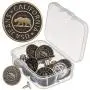 ZEFFFKA Jean Buttons Metal Copper No-Sew Instant Tack Adjustable Snap Fasteners Replacement Kit 12 Pcs 3/4 Inches (20 mm) ZEFFFKA Jean Buttons Metal Copper No-Sew Instant Tack Adjustable Snap Fasteners Replacement Kit 12 Pcs 3/4 Inches (20 mm)
