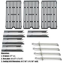 Direct Store Parts Kit DG207 Replacement for Vermont Castings Rebuild Kit Burner,Heat Plates,Cooking Grill Grids