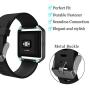 KingAcc Compatible Fitbit Blaze Bands, Soft Accessory Replacement Band for Fitbit Blaze, with Metal Buckle Fitness Wristband Strap Women Men