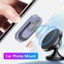 ZIYE Detachable Universal Phone Ring Holder Finger Kickstand, 360° Rotation Metal Ring Grip Holder for Magnetic Car Mount Compatible with All Smartphone (Lavender)