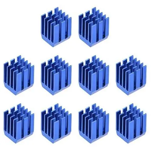 uxcell Electronic Radiators Heatsink for Stepper Motor,3D Printer 9x9x12mm Blue 10pcs uxcell Electronic Radiators Heatsink for Stepper Motor,3D Printer 9x9x12mm Blue 10pcs