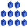 uxcell Electronic Radiators Heatsink for Stepper Motor,3D Printer 9x9x12mm Blue 10pcs