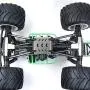 Durable Metal RC Chassis Armor Set,Anti-Collision Stainless Steel Guard Axle Protection Plate for LOSI LMT 4WD Solid Axle Monster Truck Modification Upgrade Parts