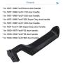 E7TZ-1522601-A E7TZ-1522600-A Metal Interior Door Handle Left Driver & Passenger Side Pair for 1987-1996 Ford Bronco F150 F250 F350 F53 F59 F800