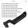 E7TZ-1522601-A E7TZ-1522600-A Metal Interior Door Handle Left Driver & Passenger Side Pair for 1987-1996 Ford Bronco F150 F250 F350 F53 F59 F800