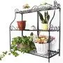 Plant Flower Stand Plant Display Freestanding Metal Scrollwork Design Foldable 3-Tier Plant Stand Home Storage Organizer Display Stand Rack Book Shelf Plant Flower Stand Plant Display Freestanding Metal Scrollwork Design Foldable 3-Tier Plant Stand Home Storage Organizer Display Stand Rack Book Shelf