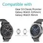 Shangpule Compatible for Samsung Galaxy Watch 3 45mm Bands / Gear S3 Band / Galaxy Watch 46mm Bands, 22mm Stainless Steel Metal Replacement Strap Bracelet Compatible Samsung Gear S3 Classic and S3 Frontier Smartwatch (Black) Shangpule Compatible for Samsung Galaxy Watch 3 45mm Bands / Gear S3 Band / Galaxy Watch 46mm Bands, 22mm Stainless Steel Metal Replacement Strap Bracelet Compatible Samsung Gear S3 Classic and S3 Frontier Smartwatch (Black)