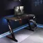 Gaming Desk - Dripex 44.5” Z Shaped Desk Ergonomic PC Computer Gaming Desk Gamer Table Professional Game Station with Cup Holder, Headphone Hook for E-Sport Racing Gamer Home Office Gift (Black) Gaming Desk - Dripex 44.5” Z Shaped Desk Ergonomic PC Computer Gaming Desk Gamer Table Professional Game Station with Cup Holder, Headphone Hook for E-Sport Racing Gamer Home Office Gift (Black)