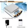 Bonvoisin Lab Scale 2000gx0.01g Digital Precision Analytical Balance 10mg High Precision Electronic Balance Jewelry Scale Kitchen Scale Scientific Scale Laboratory Scale Balance (2000gx0.01g)