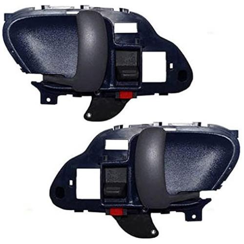 Driver and Passenger Inside Inner Blue Door Handles Replacement for Chevrolet GMC Pickup Truck 15708045 15708046