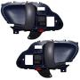 Driver and Passenger Inside Inner Blue Door Handles Replacement for Chevrolet GMC Pickup Truck 15708045 15708046