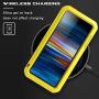 Sony Xperia 10 Case,Bpowe Armor Tank Aluminum Metal Gorilla Glass Shockproof Military Heavy Duty Sturdy Protector Cover Hard Case for Sony Xperia 10 (Yellow, Xperia 10)