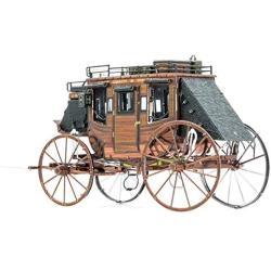 Fascinations Metal Earth Wild West Stagecoach 3D Metal Model Kit