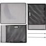 Hanging File Organizer Mesh Box - File Organizer Box Supports Letter Sized and Legal Sized Hanging Folders, Modern Black Metal Mesh Hanging File Crate, Collapsible File Organizer for Home or Office
