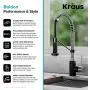 Kraus KPF-1610SFSMB Bolden 18-Inch Commercial Kitchen Faucet with Dual Function Pull-Down Sprayhead in All-Brite Finish, Spot Free Stainless Steel/Matte Black Kraus KPF-1610SFSMB Bolden 18-Inch Commercial Kitchen Faucet with Dual Function Pull-Down Sprayhead in All-Brite Finish, Spot Free Stainless Steel/Matte Black