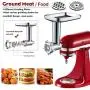 Gvode Metal Food Grinder Attachment for KitchenAid Stand Mixers Including Sausage Stuffer Accessory Gvode Metal Food Grinder Attachment for KitchenAid Stand Mixers Including Sausage Stuffer Accessory