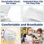 Disposable Face Masks, ESOLOM 3-Ply Anti Dust Breathable Earloop Mouth Face Mask, Comfortable Reusable Non-Woven Filter Face Mask for Home and Office 50 PCS-White Disposable Face Masks, ESOLOM 3-Ply Anti Dust Breathable Earloop Mouth Face Mask, Comfortable Reusable Non-Woven Filter Face Mask for Home and Office 50 PCS-White