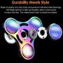 Rainwbow Snitch Fidget Fingers Hand Spinners Metal Focus Decompression Fidgets Toy Stainless Steel Fingertip Gyro Stress Relief Cube Fun Spiral Twister ADHD EDC Anti Anxiety Gifts for Kids and Adults